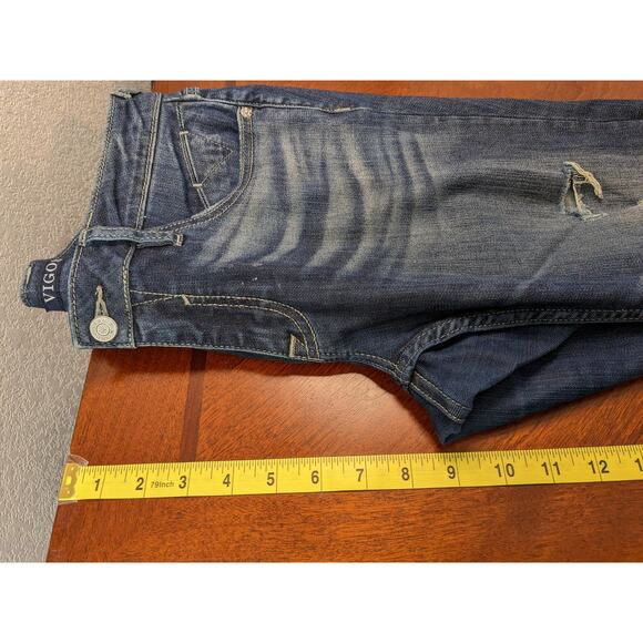 Vigoss The Chelsea Skinny Jeans Size 29 Distressed Mid Rise Rips Denim Slim Fit - Picture 8 of 12